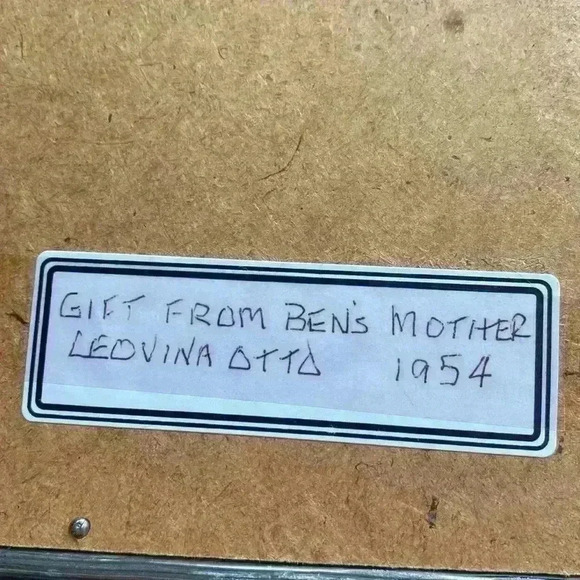 Vintage Rusch foil art serving tray  bakelite handles - Picture 7 of 16